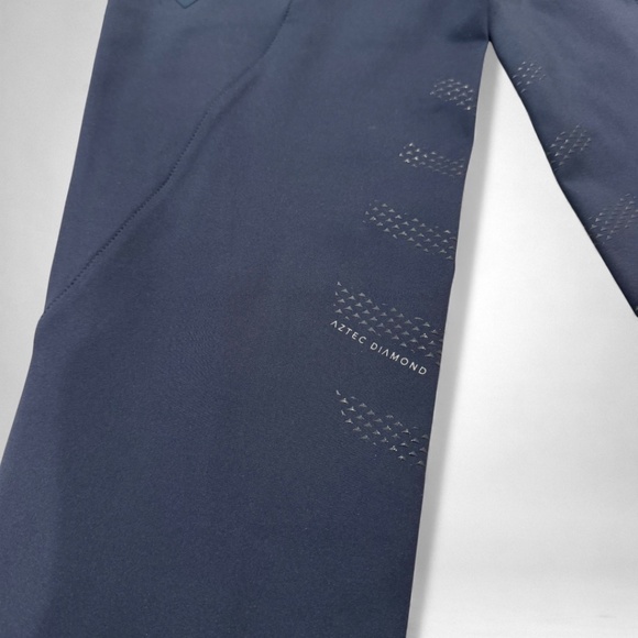 Aztec Diamond Navy Core Leggings Knee Grip (Navy) - Picture 5 of 8